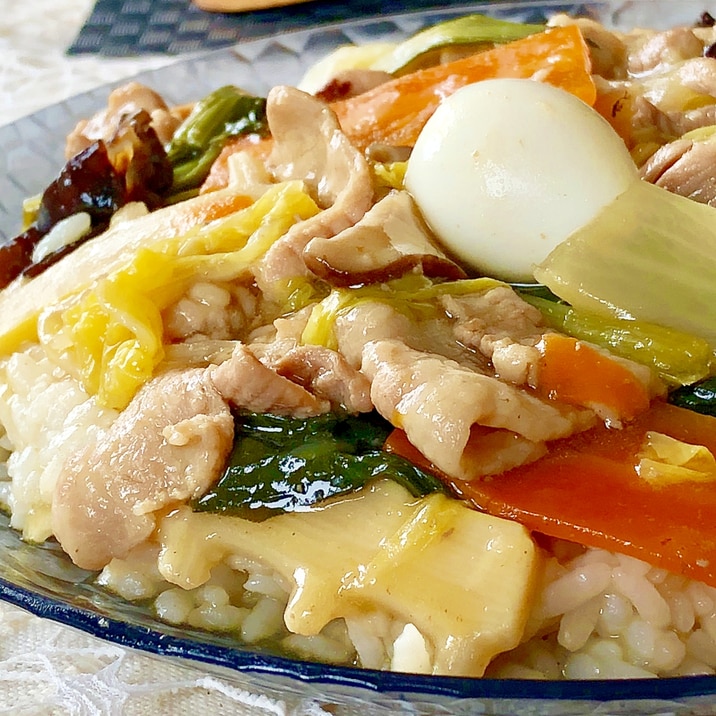簡単だけど本格的 お野菜たっぷり 中華丼 レシピ 作り方 By みさきらりんず 楽天レシピ